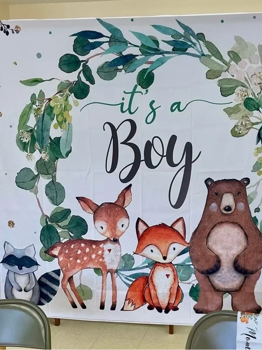 Woodland Animals Baby Shower Lot over 100 pieces